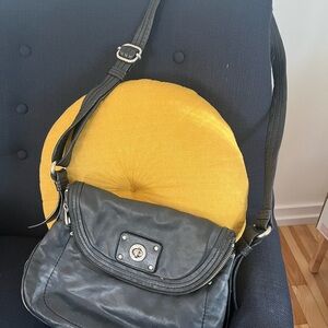 Vintage Marc Jacobs Black Leather Crossbody Bag